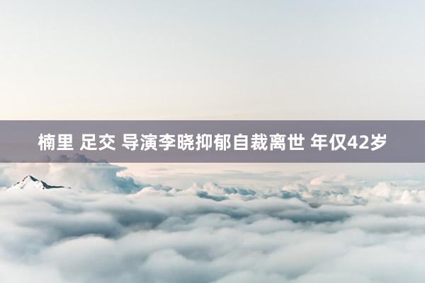 楠里 足交 导演李晓抑郁自裁离世 年仅42岁